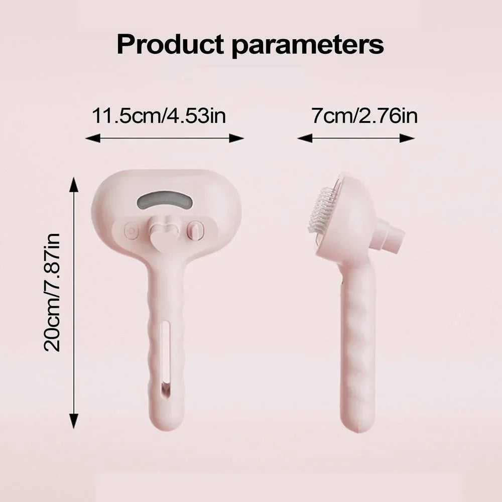 Pet Steam Spray Grooming Comb