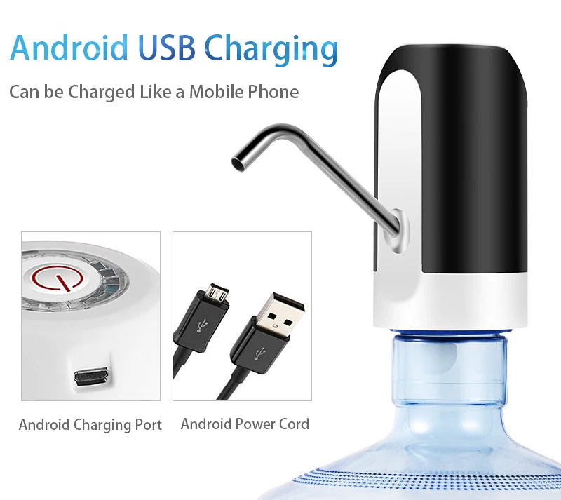USB Rechargeable Water Pump
