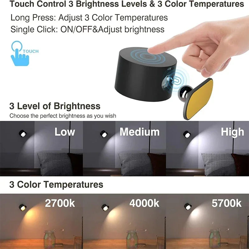 LED Touch Wall Lamp