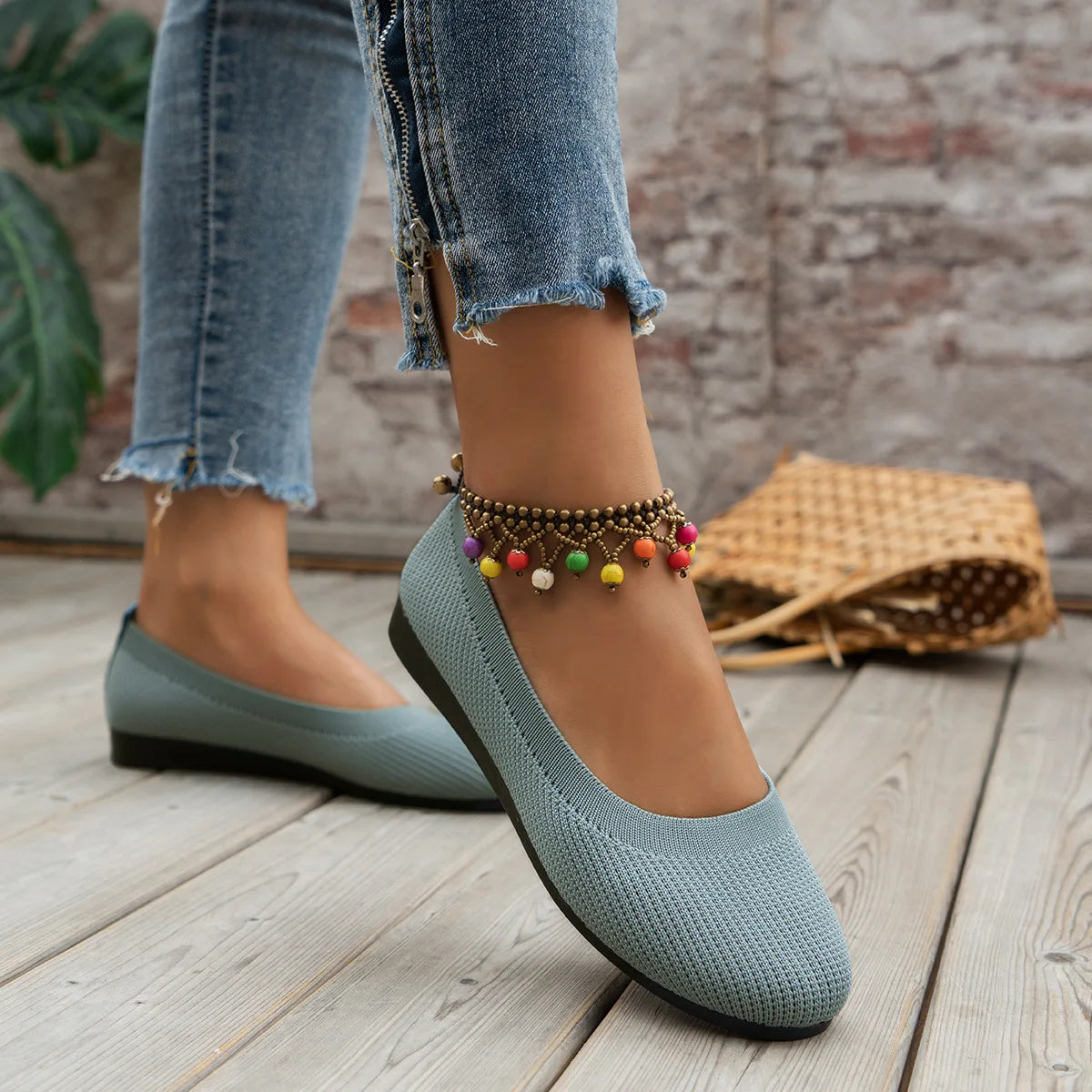 Women Knit Sock Sneakers