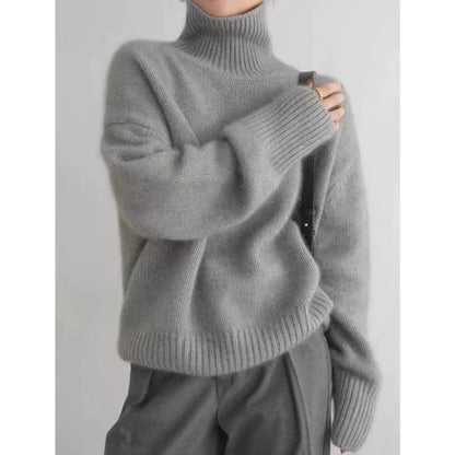 Women’s Thick Cashmere Turtleneck Sweater