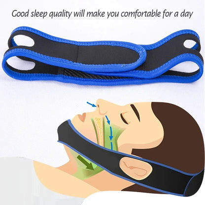 Adjustable Anti-Snoring Chin Strap