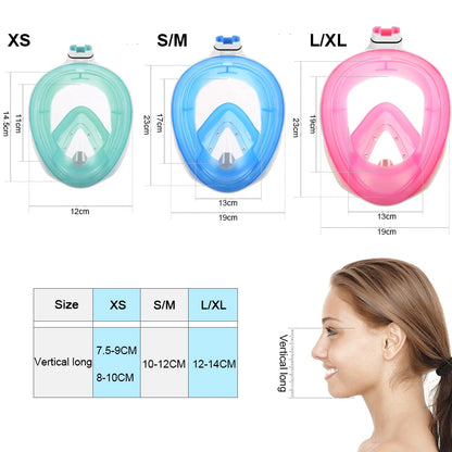 Full Face Snorkeling & Diving Mask