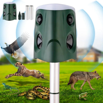 Solar Ultrasonic Animal Repellent