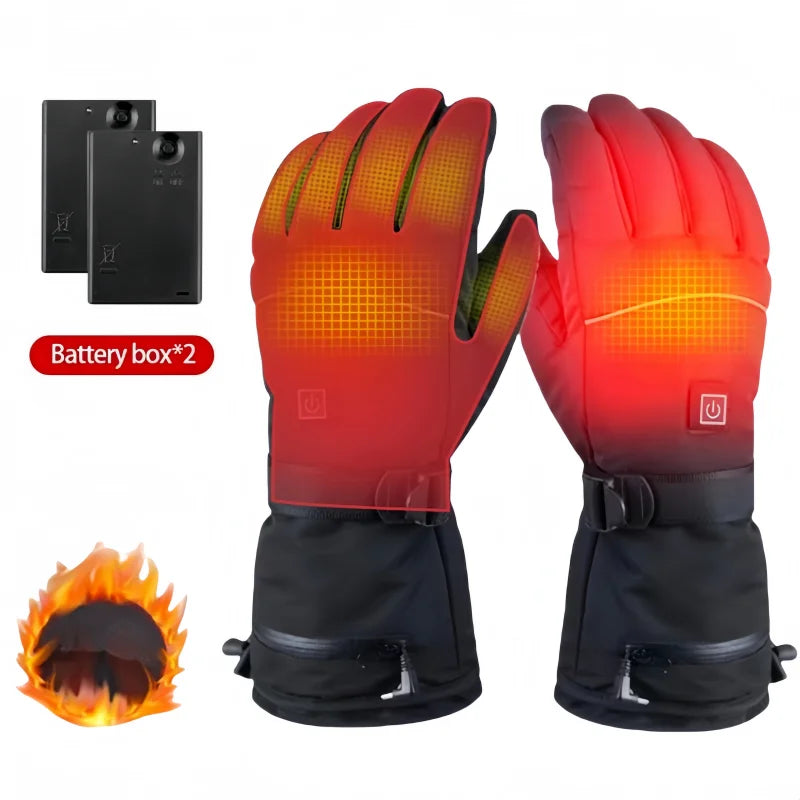 Electric Heated Ski Gloves