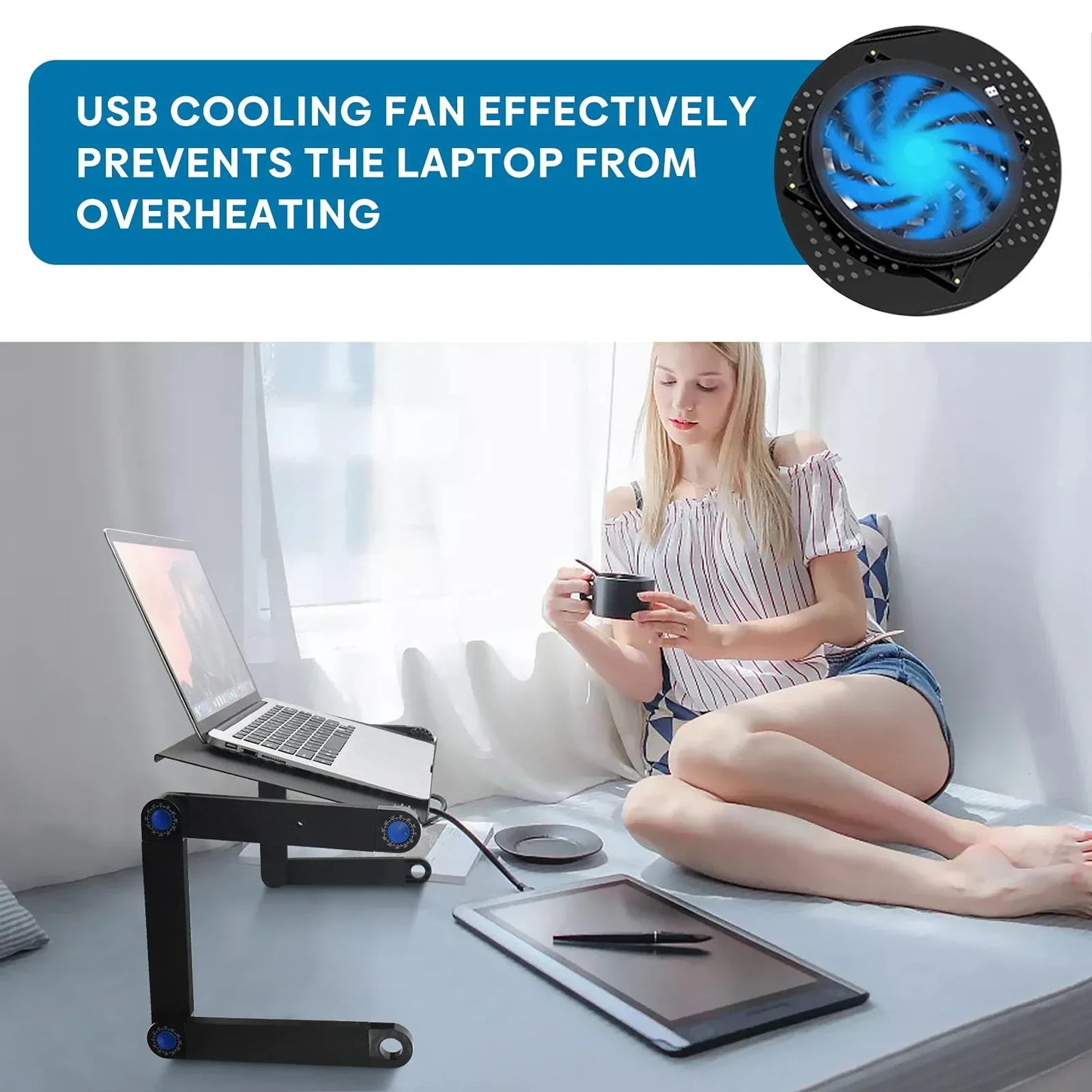Adjustable Laptop Desk Stand