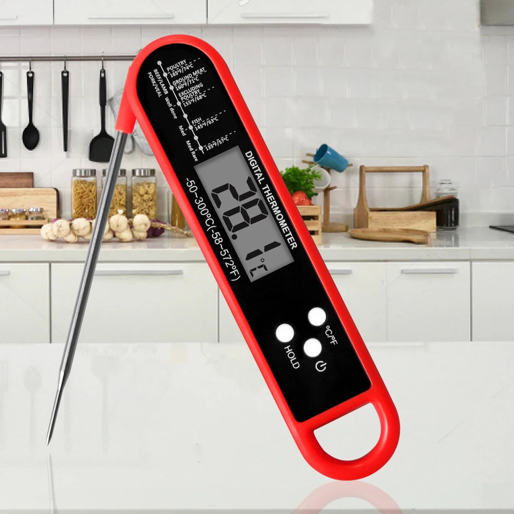Digital BBQ Thermometer Foldable