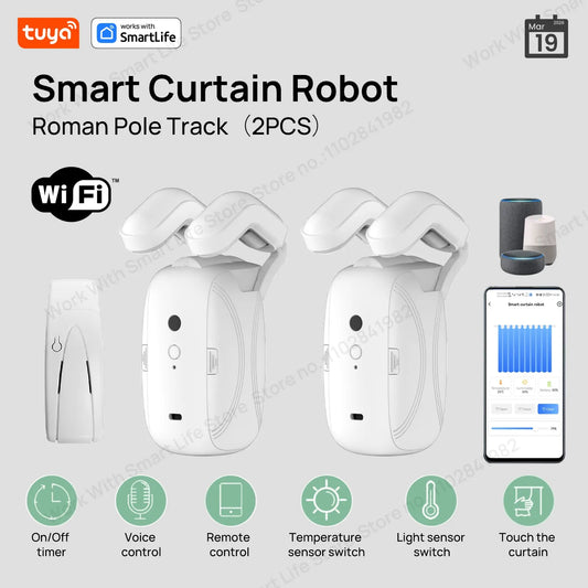 Tuya Smart WiFi Curtain Robot