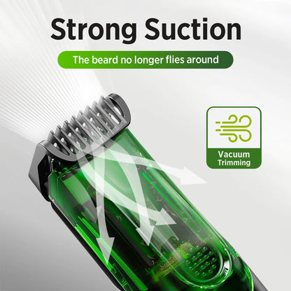 Vacuum Hair Clipper & Beard Trimmer