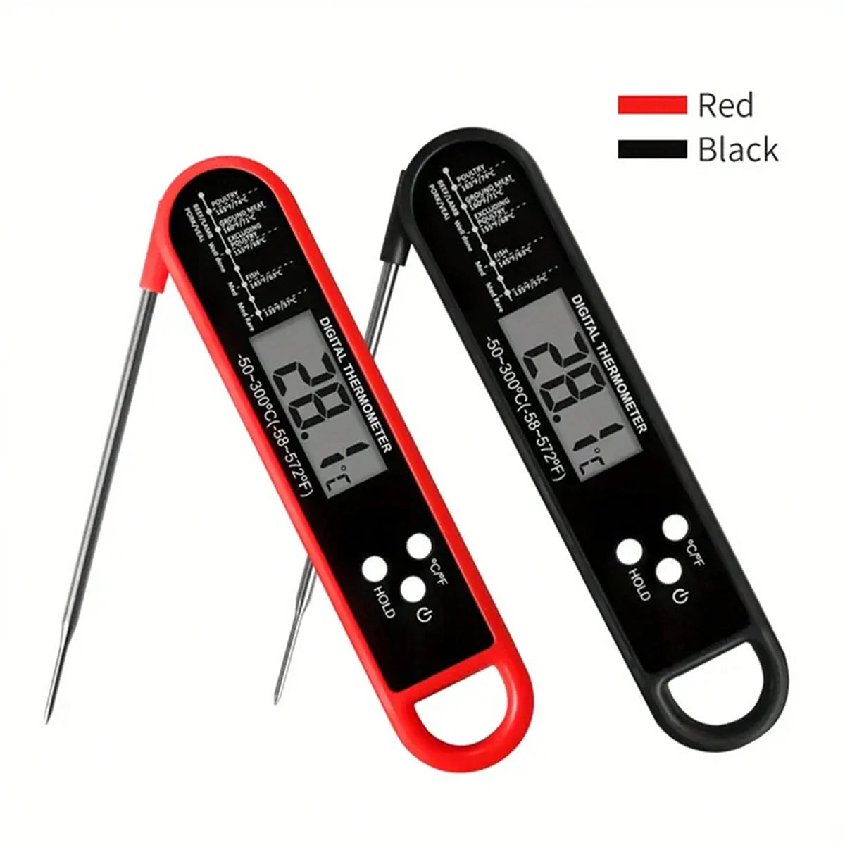 Digital BBQ Thermometer Foldable