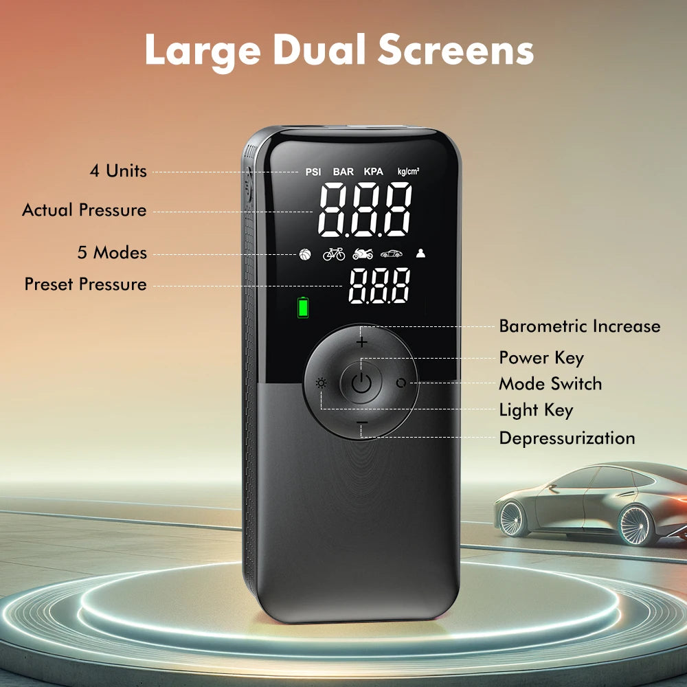 CARSUN Rechargeable Tire Inflator