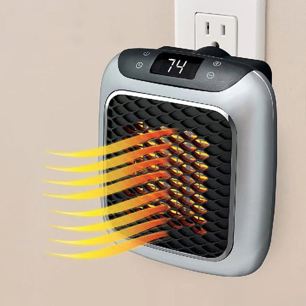 Plug-In Mini Electric Heater Fan