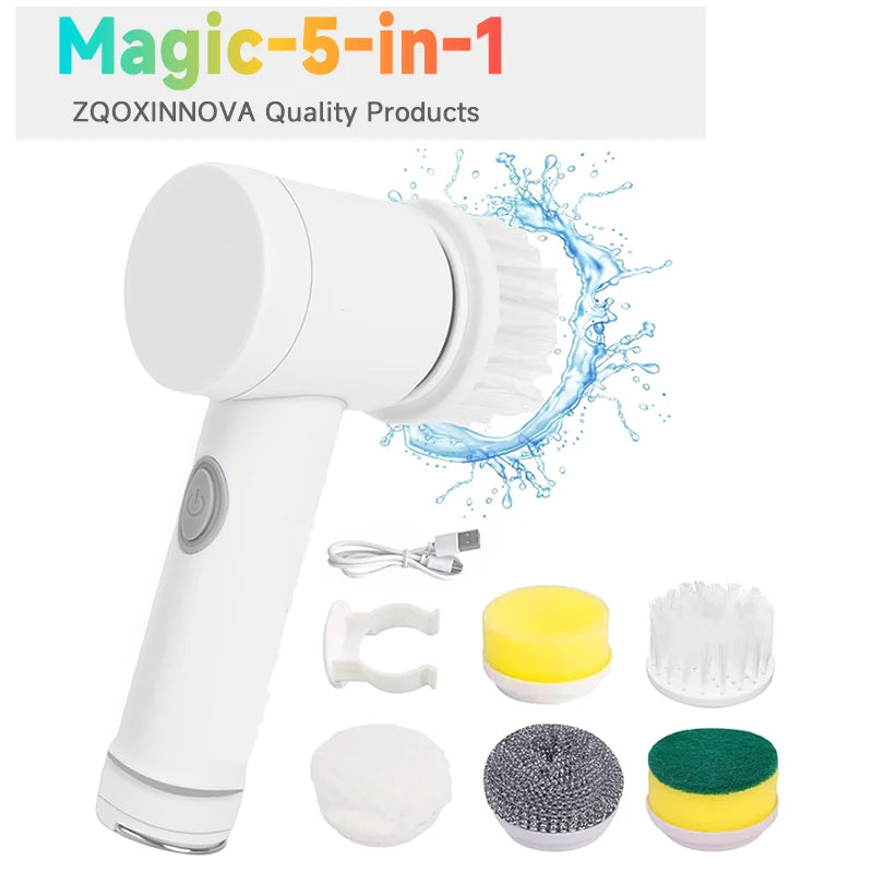 Cordless Electric Spin Scrubber