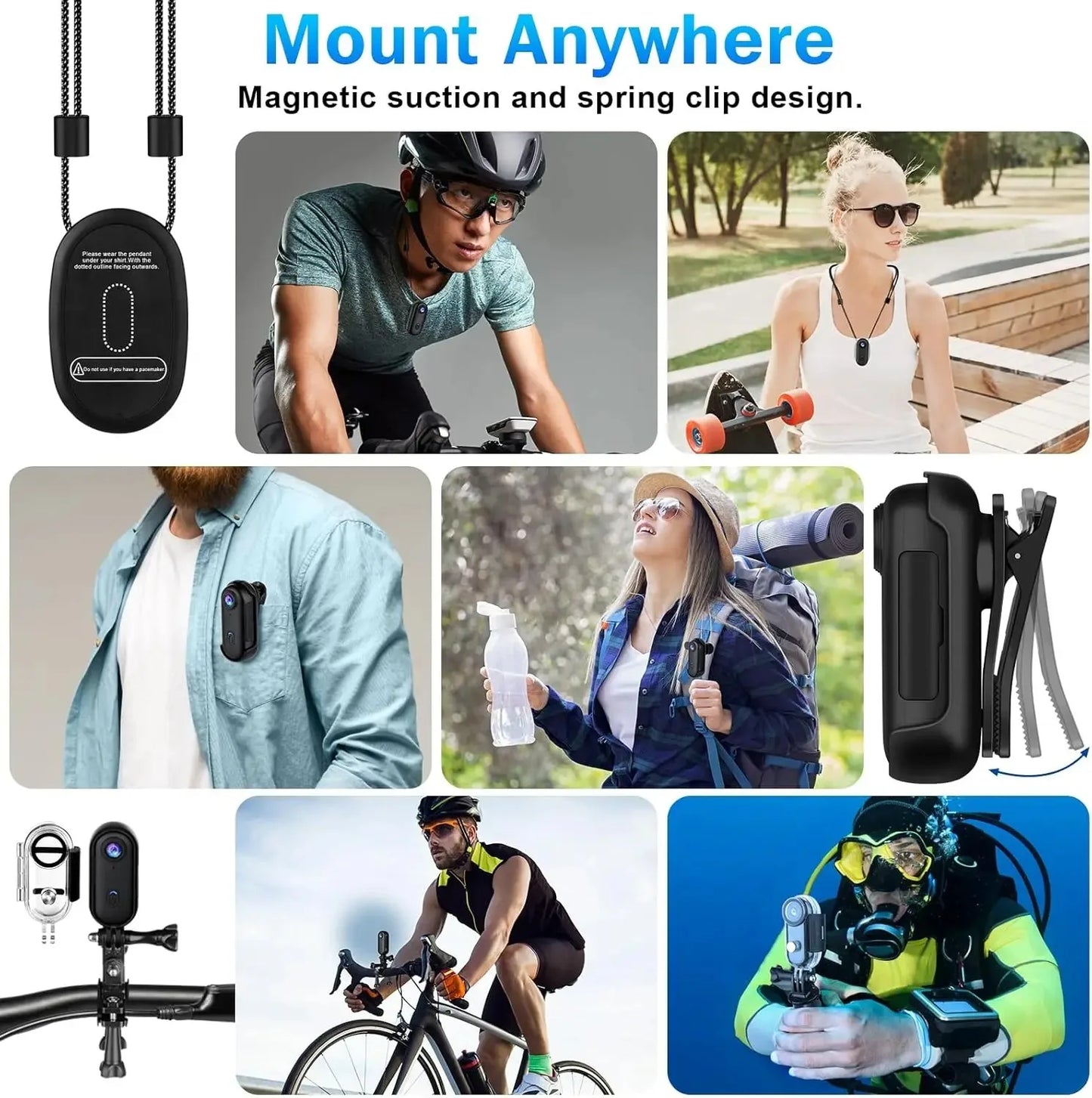 Pocket 4K Mini Action Cam