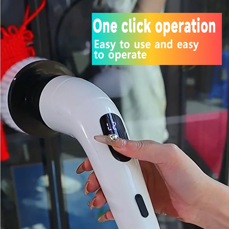 Cordless Electric Spin Scrubber