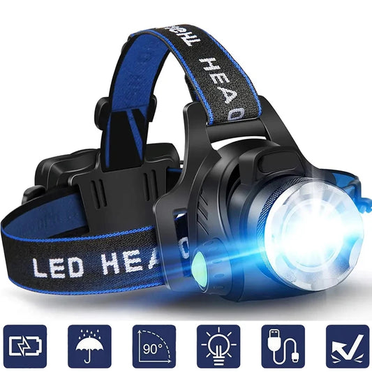 Powerful LED Induction Headlamp