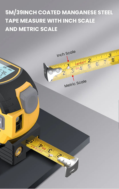 3-in-1 Laser Tape Measure