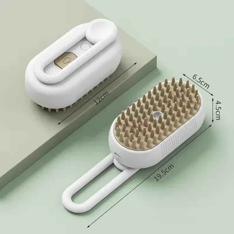 Pet Steam Spray Grooming Comb