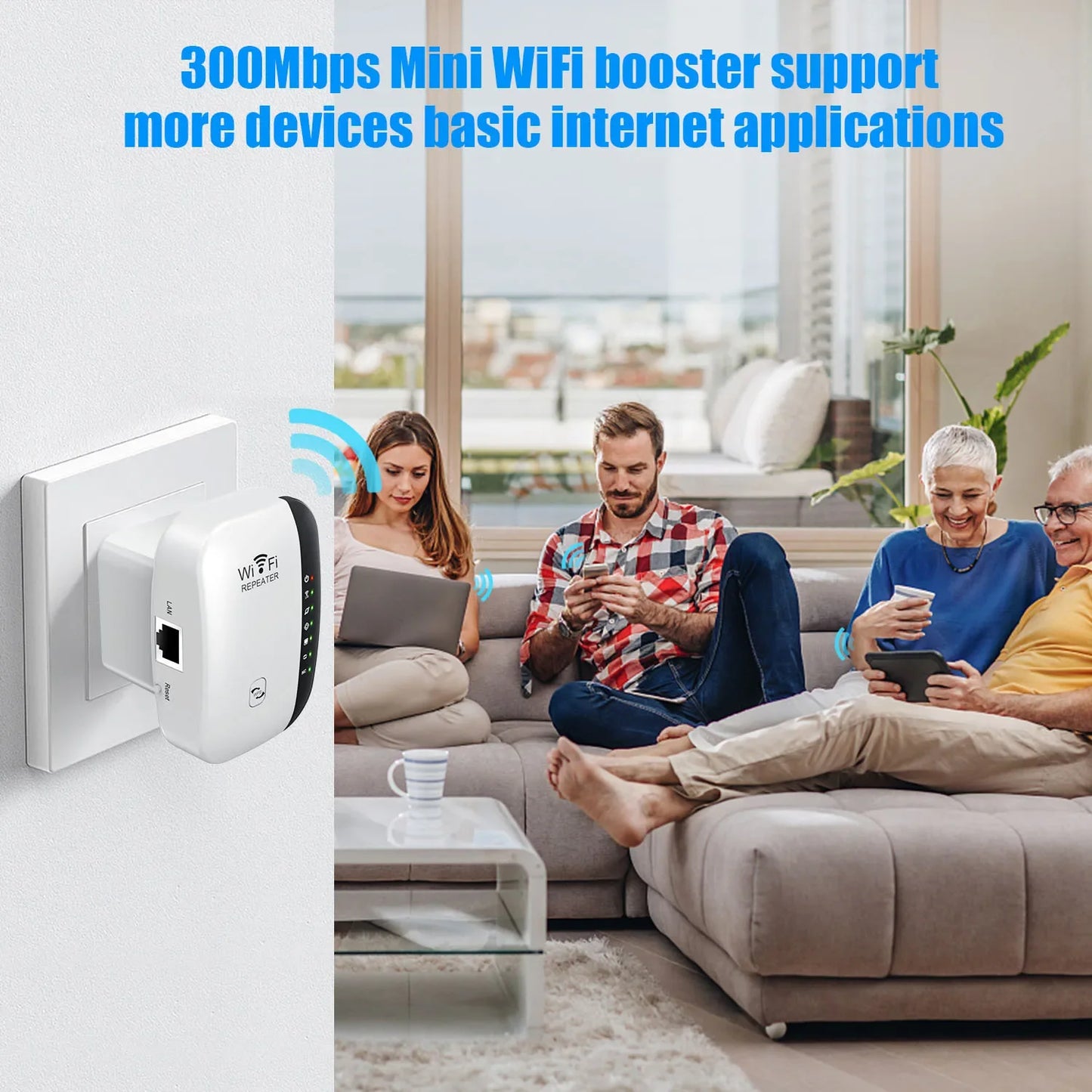 Wireless WiFi Range Extender