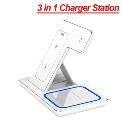 3-in-1 Foldable Wireless Charging Station