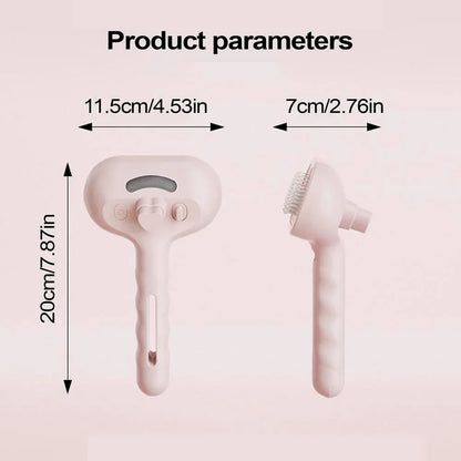 Pet Steam Spray Grooming Comb