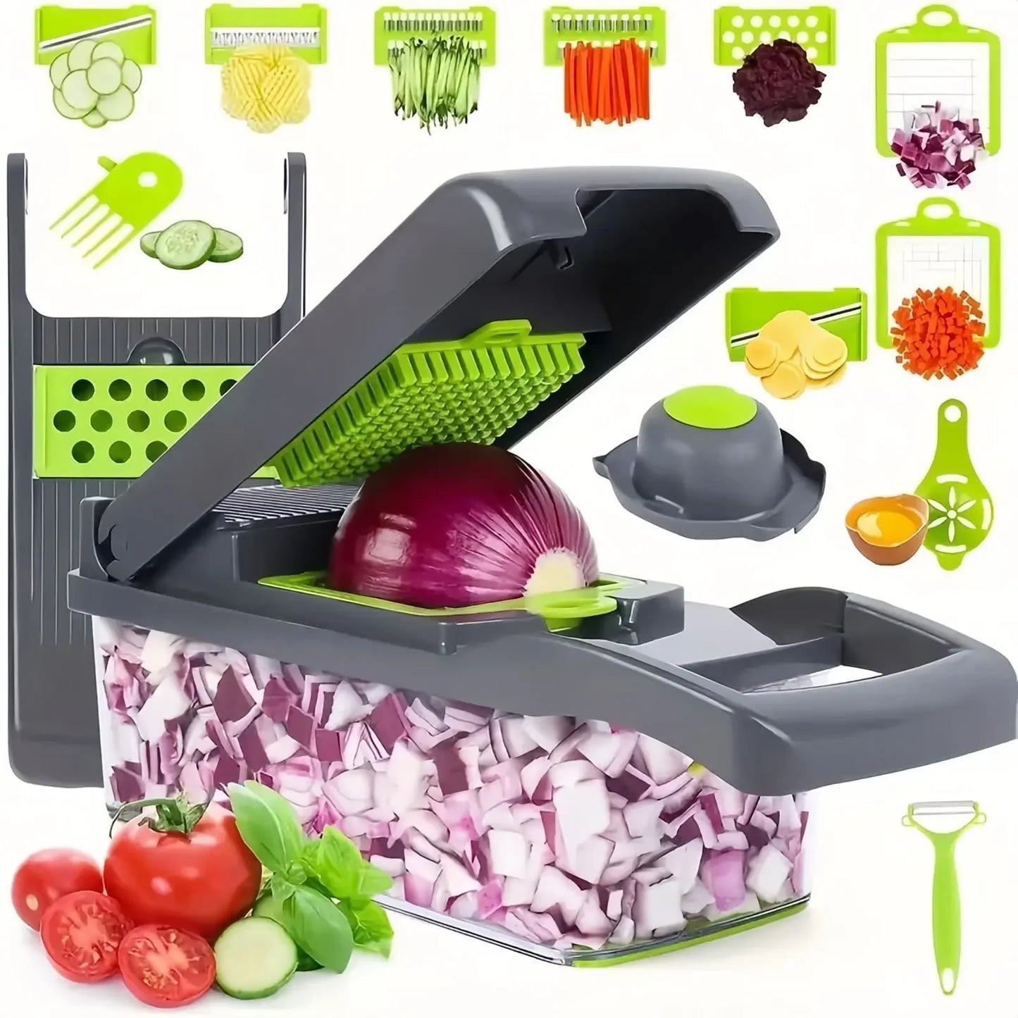 Multifunctional Vegetable Chopper (14/16 in 1)
