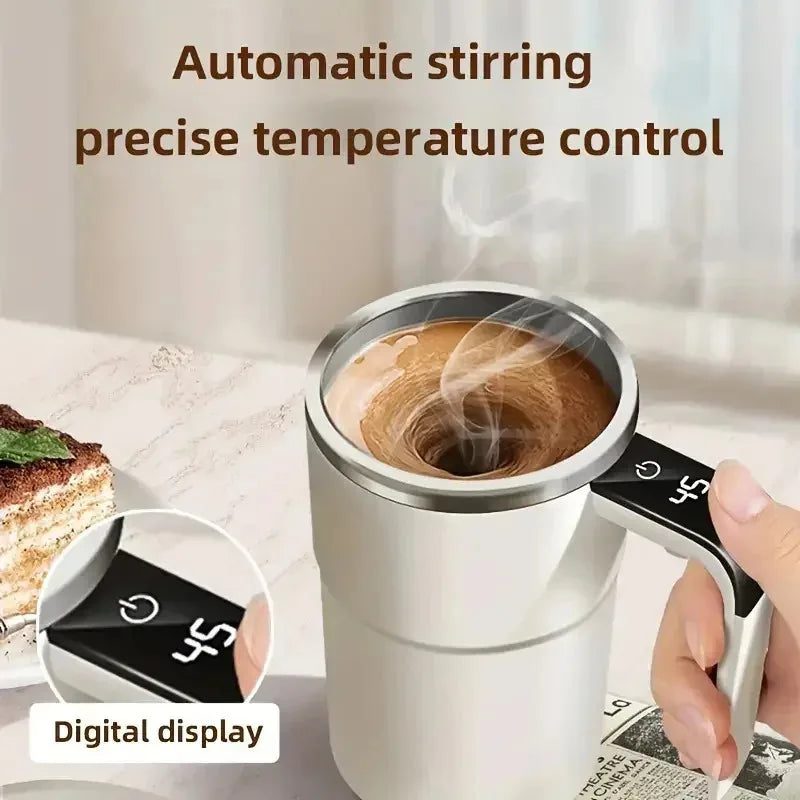 Electric Self-Mixing Coffee Mug
