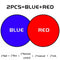 Blue and Red