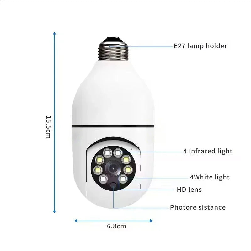 E27 Bulb Security Camera