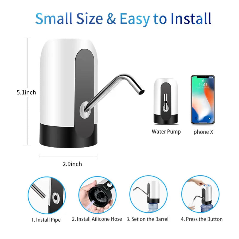 USB Rechargeable Water Pump
