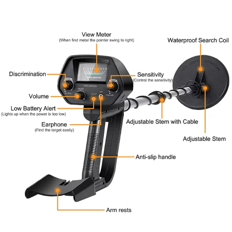 Professional Metal Detector MD4030