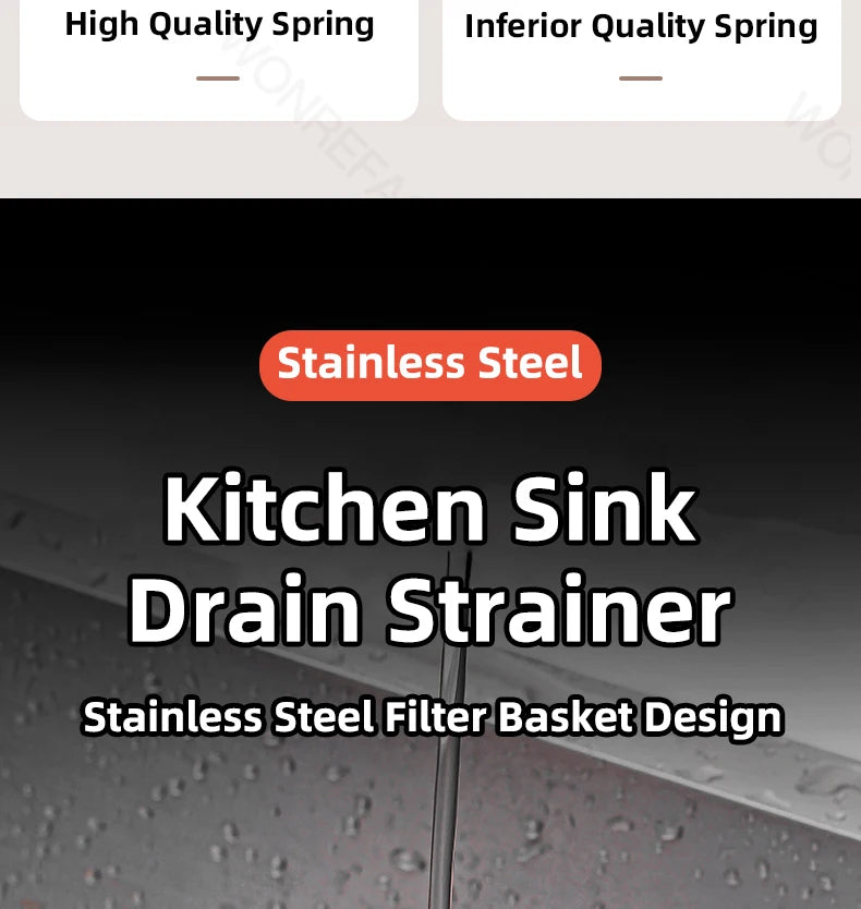 Stainless Steel Sink Strainer