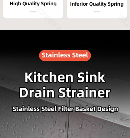 Stainless Steel Sink Strainer