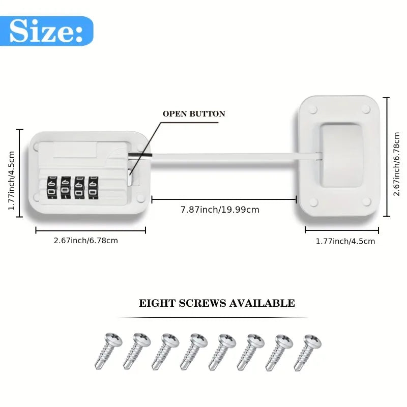 Refrigerator Door Lock with Password