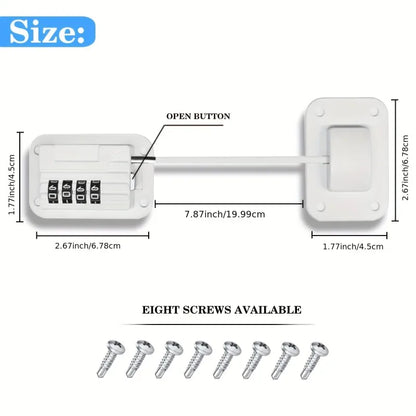 Refrigerator Door Lock with Password