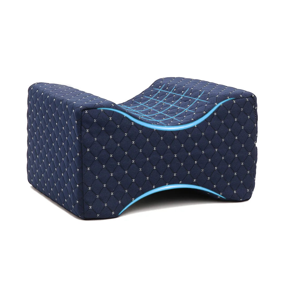 Memory Foam Knee Pillow with Strap