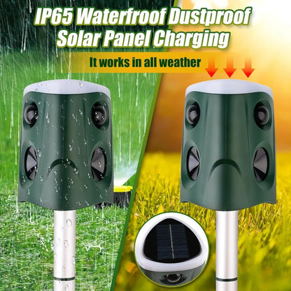 Solar Ultrasonic Animal Repellent