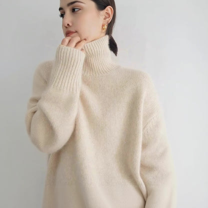 Women’s Thick Cashmere Turtleneck Sweater
