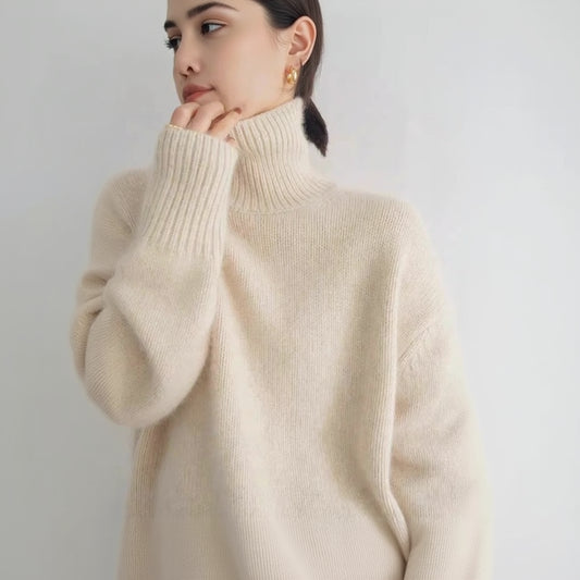 Women’s Thick Cashmere Turtleneck Sweater