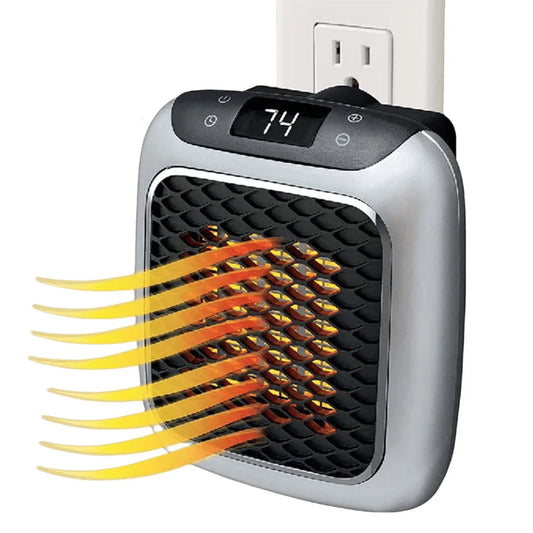 Plug-In Mini Electric Heater Fan