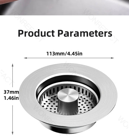 Stainless Steel Sink Strainer