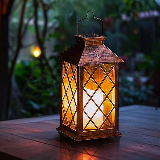 Solar Hanging Flickering Candle Light