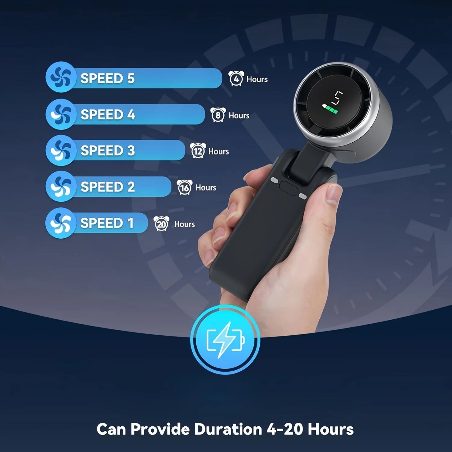 Portable Foldable Handheld Fan