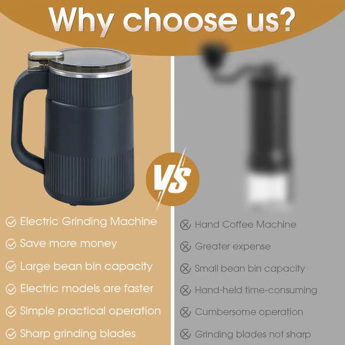 Electric Grain Spice Grinder
