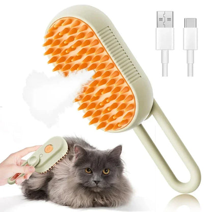 Pet Steam Spray Grooming Comb