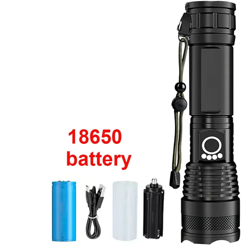 High Power LED Rechargeable Flashlight