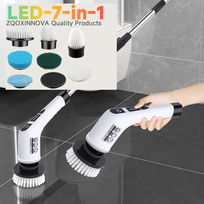 Cordless Electric Spin Scrubber