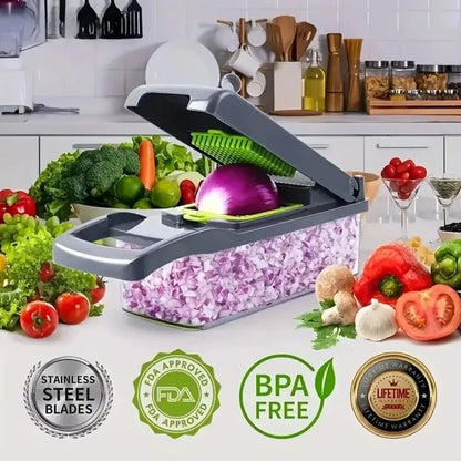 Multifunctional Vegetable Chopper (14/16 in 1)