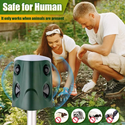 Solar Ultrasonic Animal Repellent