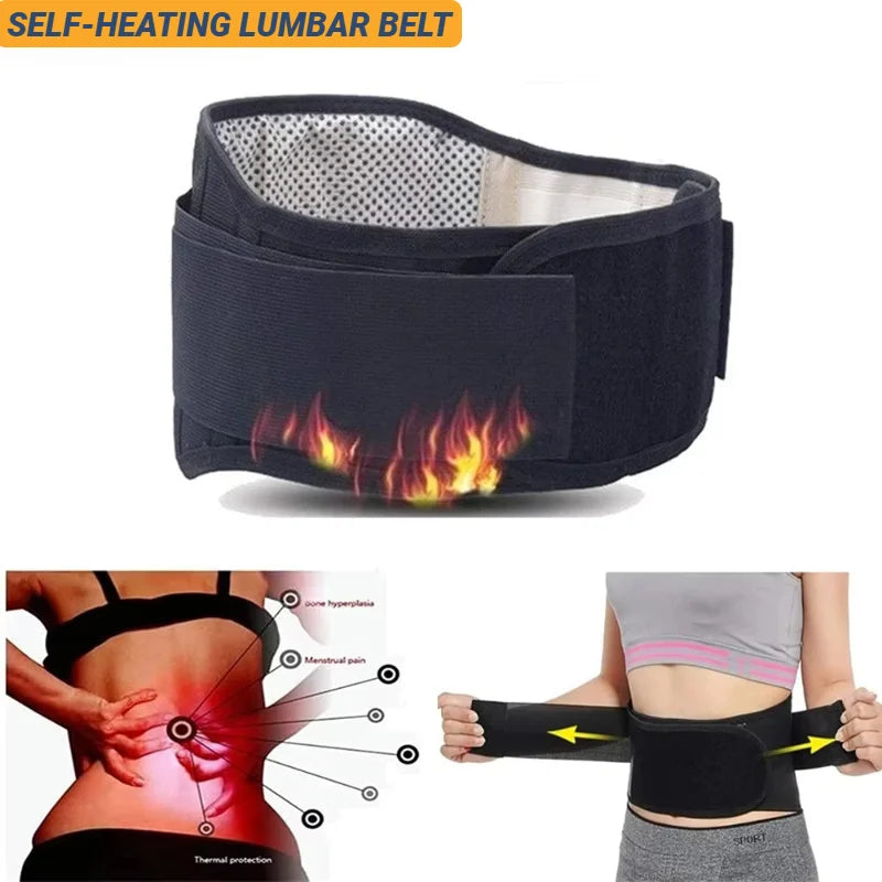 Adjustable Magnetic Self-Heating Waist Support Belt